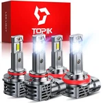 Topik H11 9005 Led Light Bulbs Combo, 800% Brighter 80000LM 6500K, H8/H9 HB3 .... Fixed Price $74.00.