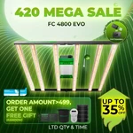 Mars Hydro Fc 4800 Led Grow Light Samsung 301H Evo 480W Indoor For Box. Fixed Price $329.99.