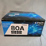 Woebyas CF280A Black Toner Cartridge 4-PACK For Hp Laserjet Pro 400 M401. Fixed Price $69.00.