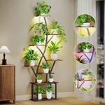 Quikraen Plant Stand Indoor With Grow Lights 64" Tall Shelf Corner Ligh.... Fixed Price $117.09.