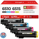 Kingkj 6510 6515 Toner Cartridge Set 4-PACK High-yield 106R03480 106R03477. Fixed Price $36.86.