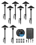 Wilawels All-in-one Led Low Voltage Landscape Lighting Kit, 8-PACK Black. Fixed Price $170.05.