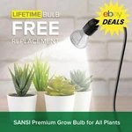 150W Led Plant Grow Light Bulb Full Spectrum Indoor Lamp Veg Bloom Sansi. Fixed Price $8.79.