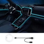 Jushope Rgb Usb Car Led Strip Lights, Fiber Optic Ambient Lighting Kit. Fixed Price $20.98.