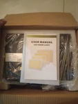 Mrhua Led Grow Light 600W Black Metal With Power Cord & Hanging Kit. Fixed Price $150.00.