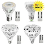 Sansi Dimmable Led Grow Light Bulbs Full Spectrum Indoor Plants W/remote Control. Fixed Price $24.99.