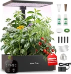 Suncoze 20 Pods Hydroponics Growing System Kit Herb Garden 30W Led Light 10L. Fixed Price $65.99.