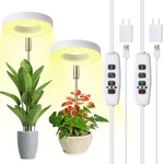 Halo Ring Grow Lights For Small Indoor Plants, Warm+white 96LEDS Fu... Fast Ship. Fixed Price $26.99.