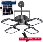 Auzev Solar Shed Light Indoor Outdoor Upgrade 176 Led 4 And Heads Powere. Fixed Price $54.36.