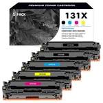 5PK For Hp Laserjet Pro 200 M251NW M276NW Mfp Color Toner CF210A 131A Ink. Fixed Price $55.98.