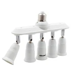 Dicuno Light Socket Splitter 5 Way Adapter, In 1 E26 White. Fixed Price $25.06.