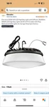 Elaruslux 200W Ufo Led High Bay Light Diffuser 5000K AC110-277V Waterproof. Fixed Price $35.00.