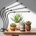 Hywyimlait Black Clip Grow Lights For Indoor Plants, 168 4 Head Pack,. Fixed Price $33.96.