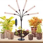 6-HEAD Adjustable Grow Light With Timer For Indoor Plants 54W Full Spectrum. Fixed Price $71.99.