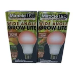 2PK Miracle Led Red Spectrum Max Grow Light 605236 Wide Angle Lite. Fixed Price $11.50.
