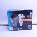 (2-PK) Ecosmart A19 Dimmable Fine Bendy Filament Led Light Bulb Soft White. Fixed Price $5.55.