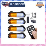 EASE2U Led Strobe Lights For Trucks Vehicles SUVS,12-24V 4PCS Emergency Warnin. Fixed Price $39.99.