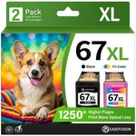 Easefusion Ink Cartridges Black/color Combo Xl, 2PACK. Fixed Price $48.11.