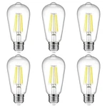Ascher Vintage Led Edison Bulbs, 6W, Equivalent 60W, High Brightness Daylight.... Fixed Price $27.23.