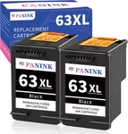 Remanufactured Ink Cartridge Replacement For Printer Xl HP63. Fixed Price $34.79.