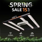 Spider Farmer SE3000 Led Grow Light Dimmable Full Spectrum Bulbs. Fixed Price $199.99.