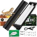T5 Uvb Light Fixture Combo Kit 8W: 10.0 Ho For Reptiles. Fixed Price $29.75.