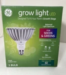 Ge Grow Light Led PAR38 Bulb 50 Ppf Balanced Spectrum For Seeds & Greens. Fixed Price $34.99.