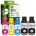 32XL Black Ink Bottle For Hp Smart Tank 5101 6001 5000 7602 7301 Refill. Fixed Price $70.30.