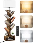 Outonlife 6 Tier Tree Bookshelf With Light, Remote & Timer, Modern Tall Floor St. Fixed Price $94.53.