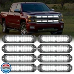 Nilight 8PCS Strobe Lights 12LED White Emergency 12V 24V Surface Mo. Fixed Price $57.99.
