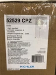 Kichler 52529CPZ Deela 17 In. 1-LIGHT Champagne Bronze Pendant Opal Glass. Fixed Price $174.95.