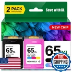 65XL Black/tri-color Ink Cartridges Combo Pack For Hp Work With. Fixed Price $48.56.