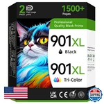 Inkid 901XL Compatible Cartridge For Hp Black/color Combo Pack. Fixed Price $62.02.