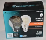 Pk Ecosmart 40W 450 Led Clear Soft White 2700K A19 Dimmable Light Bulbs. Fixed Price $10.99.