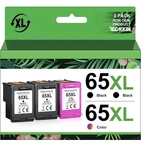 65XL Ink Cartridges Black/color Combo Pack (3 - 2 BLACK/1 Color). Fixed Price $40.49.