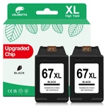 Coloretto 67XL Ink For Hp Black Cartridge Deskjet 2800E 2827E 2855E. Fixed Price $50.91.