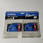 Brother P-touch Cartridges For Labelers, Red On White, 2/PACK (BRTTC21). Fixed Price $33.97.