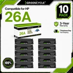 10PK Greencycle Compatible Hp CF226A Toner Cartridge Laserjet Pro Mfp M426DW. Fixed Price $100.78.