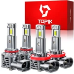 Topik Bulbs Combo, 800% Ultra Brighter, HB3 H11+9005. Fixed Price $68.90.