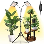 Lbw Grow Lights For Indoor Plants,full Spectrum Large Dual Heads, Black. Fixed Price $31.18.