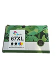 Teckkin 67XL Black & Tricolor Ink Cartridges For Hp Deskjet Envy Pro. Fixed Price $15.00.