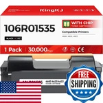 Xerox 106R01535 High Capacity Black Toner Cartridge 30,000 Pages Replacement For. Fixed Price $45.10.